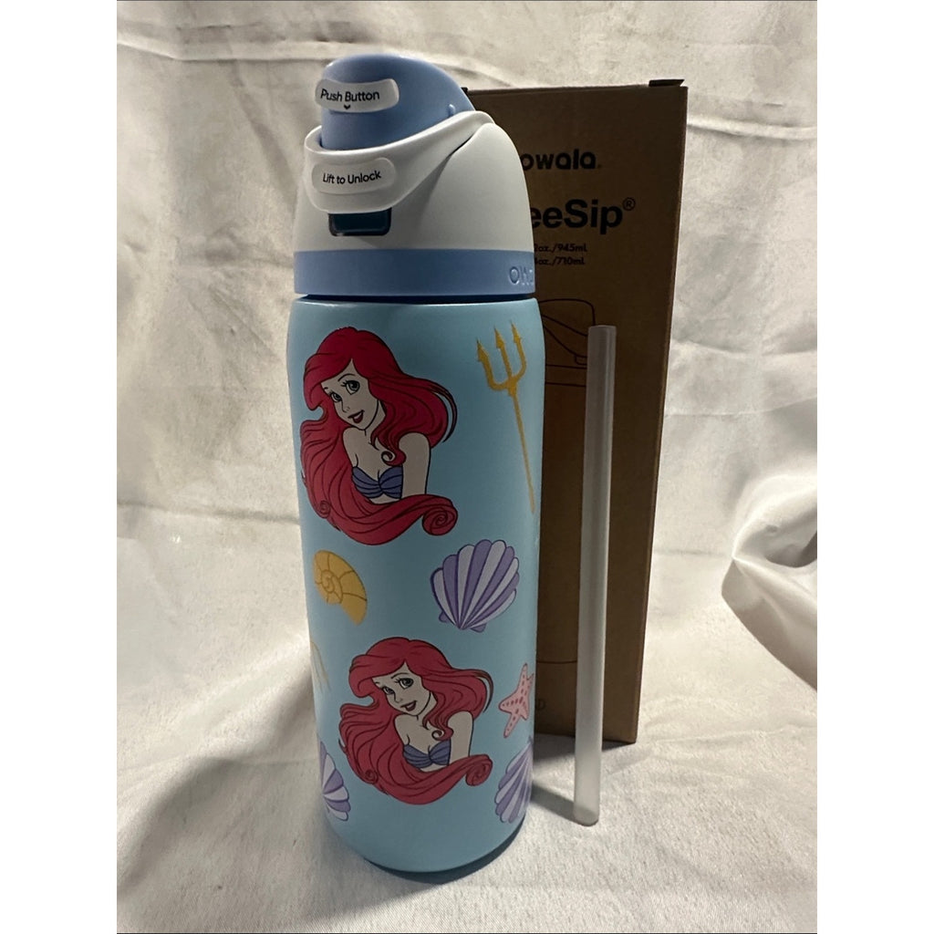 Custom Engraved Owala FreeSip Little Mermaid Ariel 32 oz