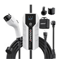 GODIAG Level 1+2 EV Charger, Adjustable 16Amp 110-240V, 20ft Cable NEMA 6-20