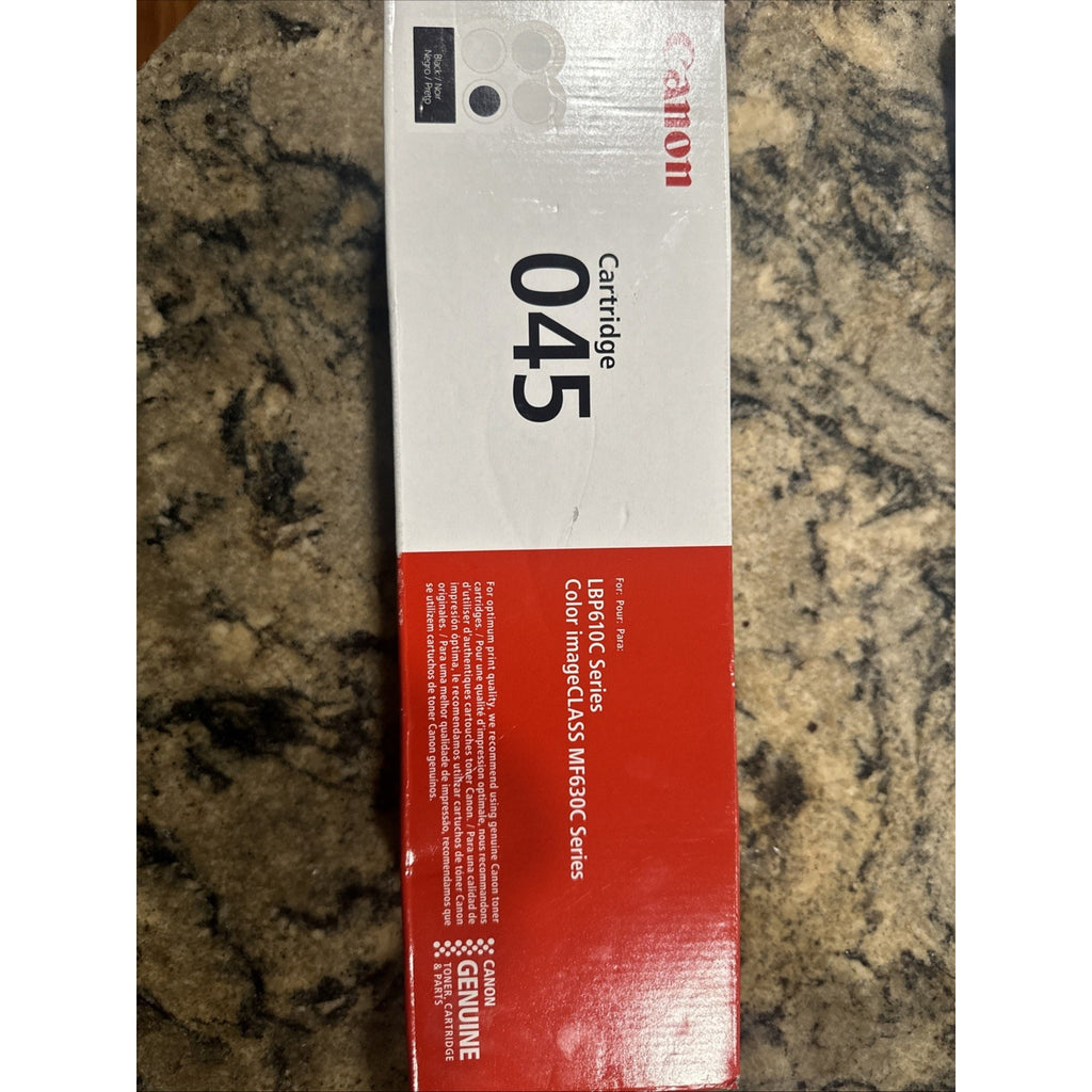 Canon Genuine 045 (045) Black Laser Toner Cartridge for LBP610C MF630C