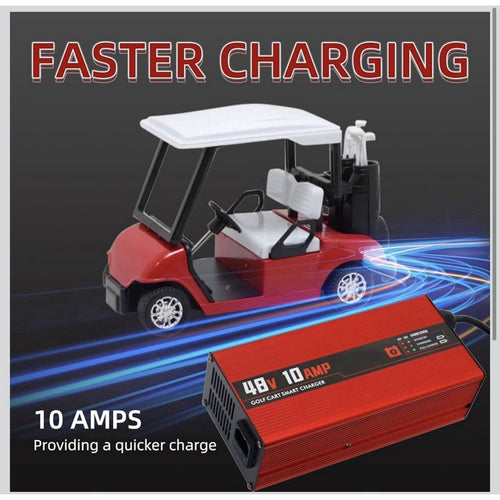48 V, 10Amp Golf Cart Battery Charger for Yamaha G29& Drive 2 Golf Carts