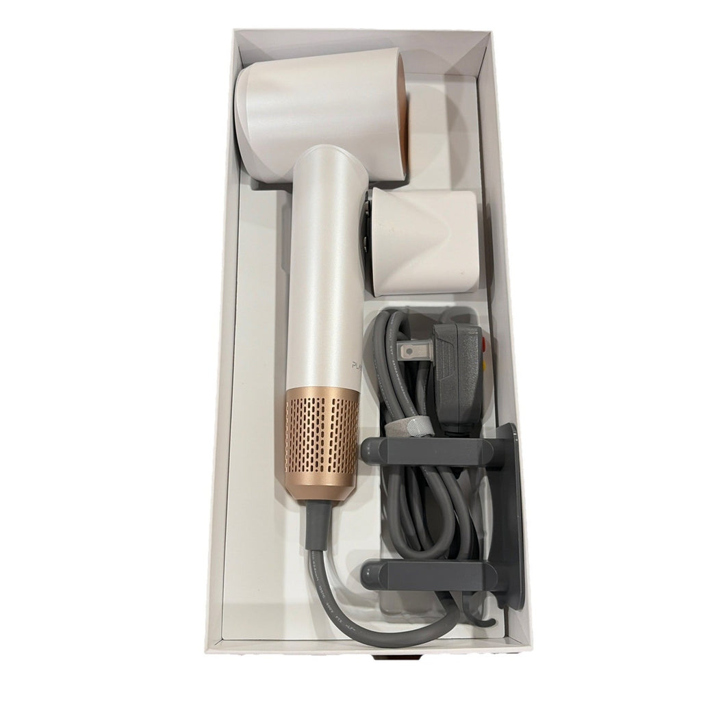 High-Speed Ionic Hair Dryer 150,000 RPM Professional Fast Drying (White)