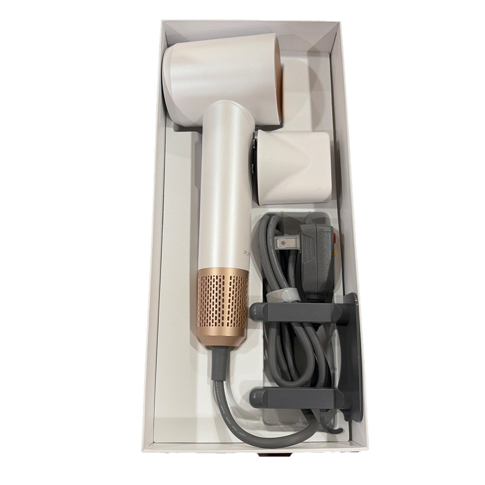 High-Speed Ionic Hair Dryer 150,000 RPM Professional Fast Drying (White)