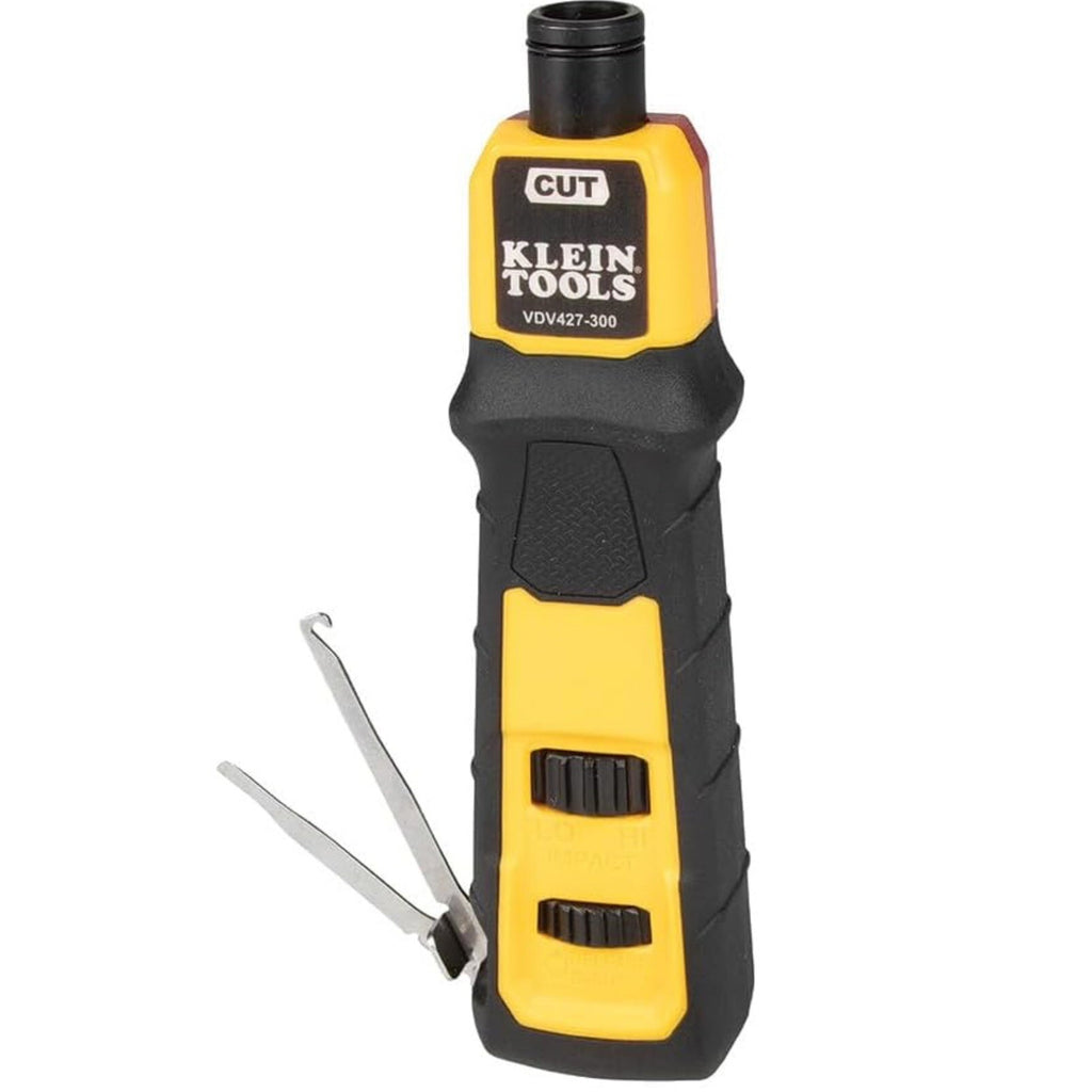 Klein Tools VDV427-300 Impact Punchdown Tool with 66/110 Blade, Reliable CAT Cab