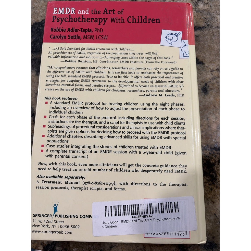 EMDR and The Art of Psychotherapy With Children - Hardcover - VERY GOOD