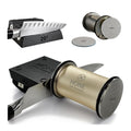 Rolling Knife Sharpener w/ Ball Bearings - Dual-Sided Diamond Plates, 20°/15°