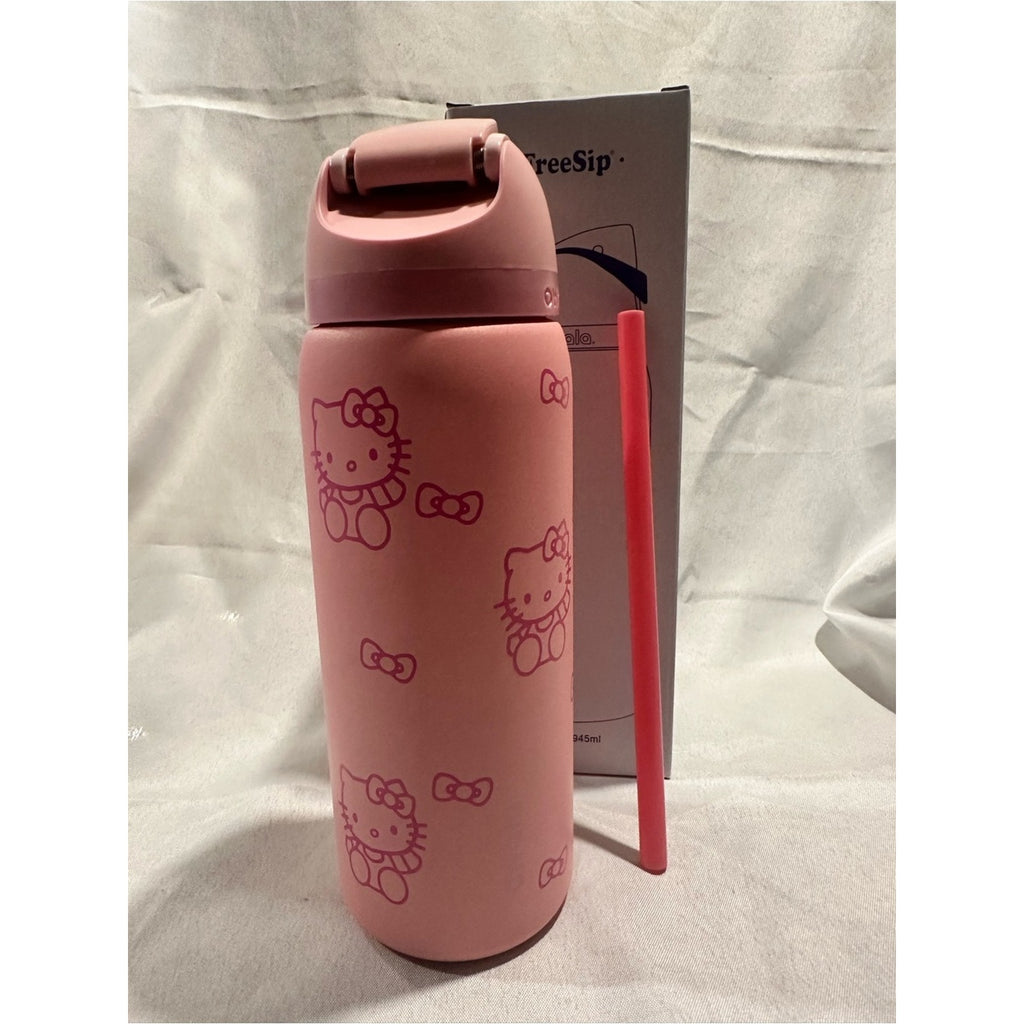 Custom Engraved Owala FreeSip Hello Kitty 32 oz