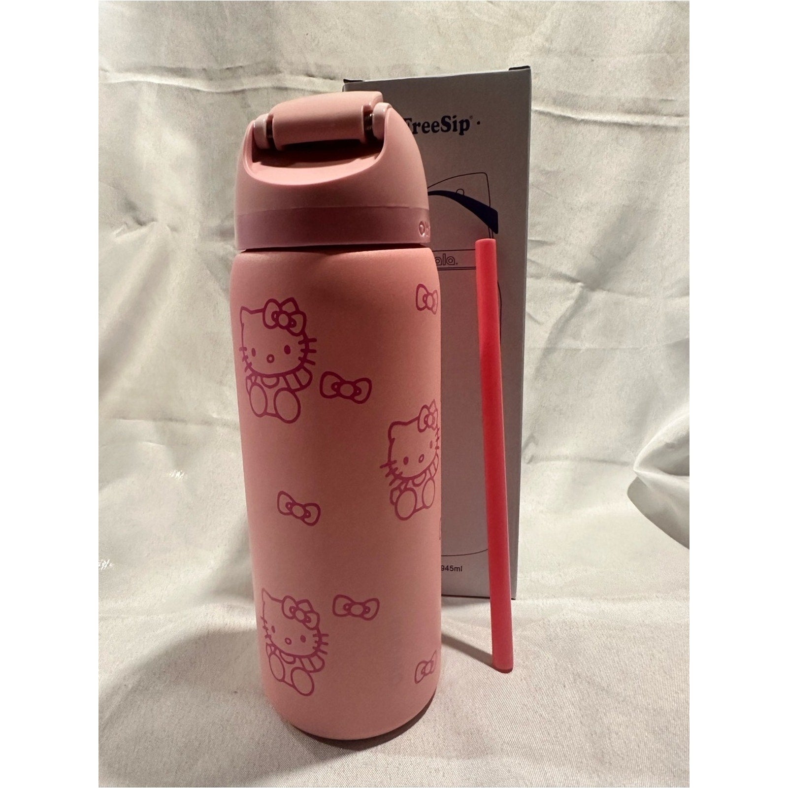 Custom Engraved Owala FreeSip Hello Kitty 32 oz