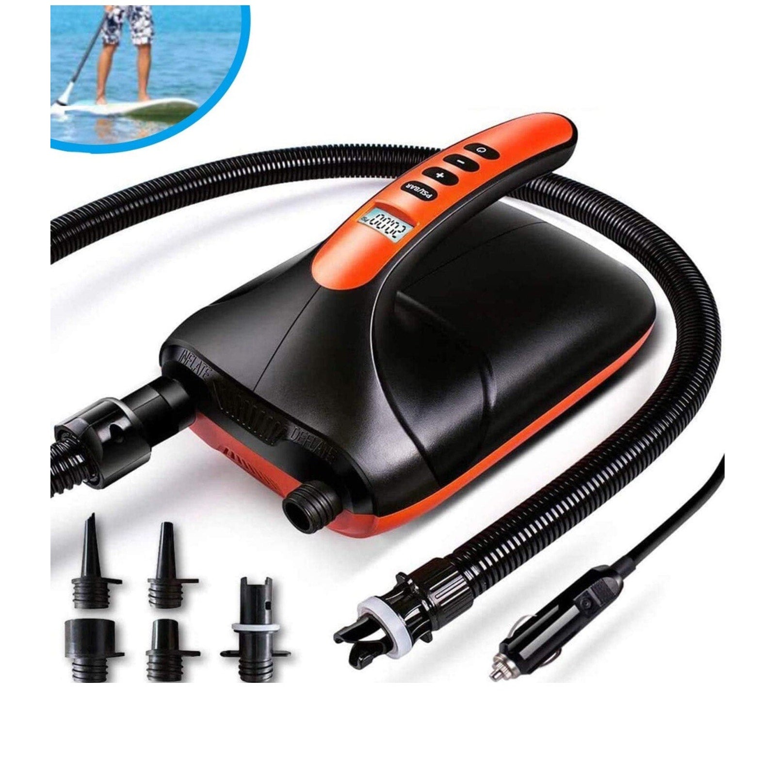 Tuomico HT-782 Sup Electric Air Pump Up To 20 PSI Low & High Pressure