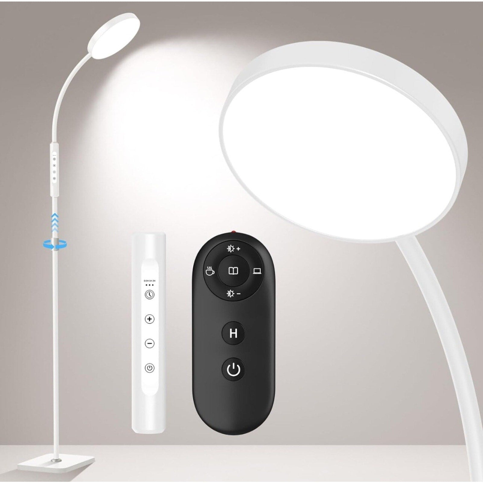 LED Floor Lamp, Height Adjustable Floor Lamps for Living Room, Super Bright