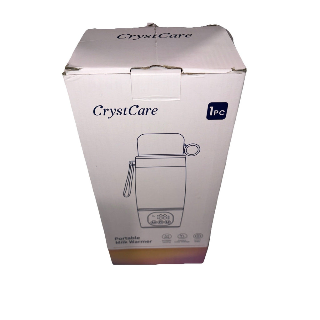 Crystcare Portable Bottle Warmer, Fast Heating, 16,000mAh, 17oz, Travel (Clouds)