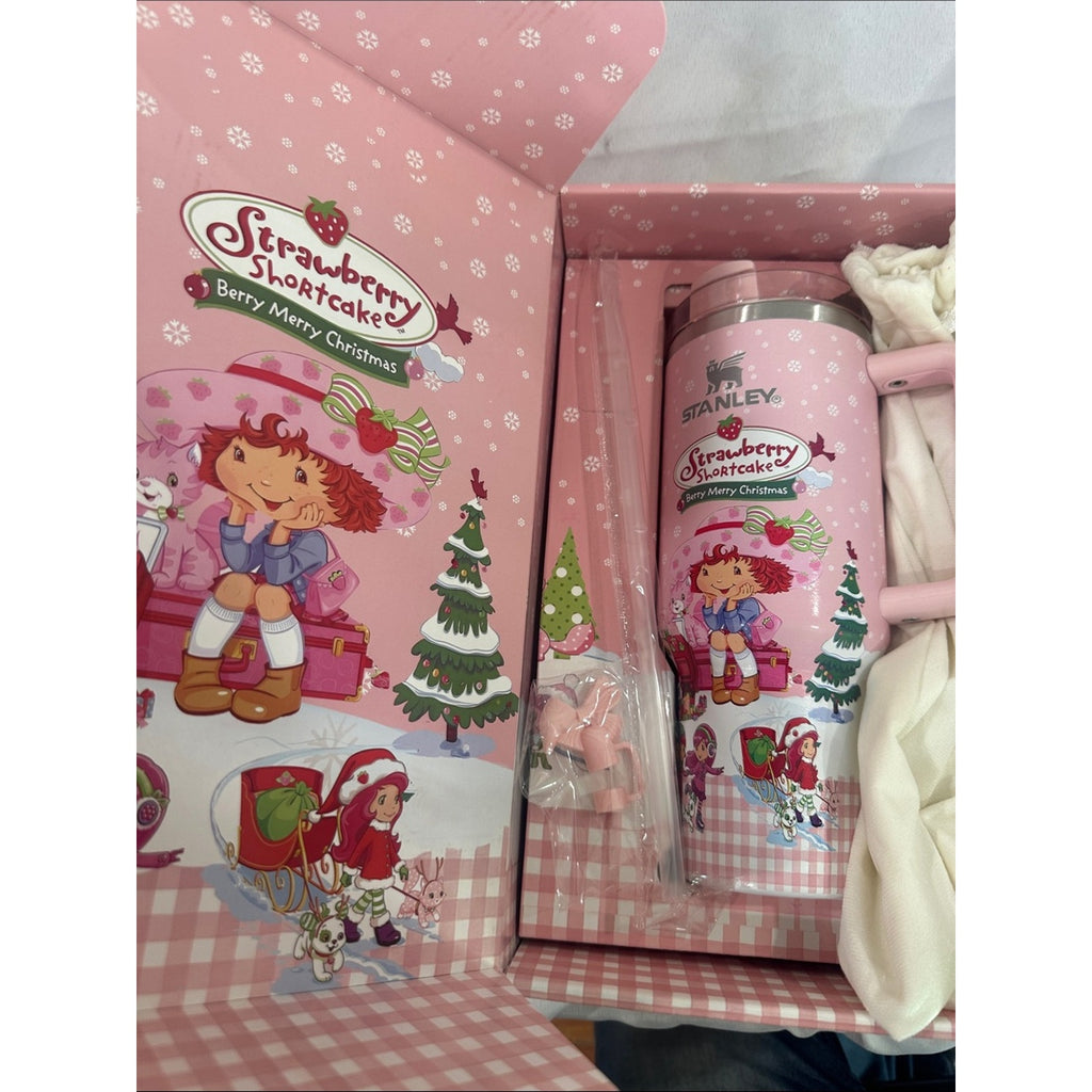Custom Wrap Stanley 40 oz Red Strawberry Shortcake