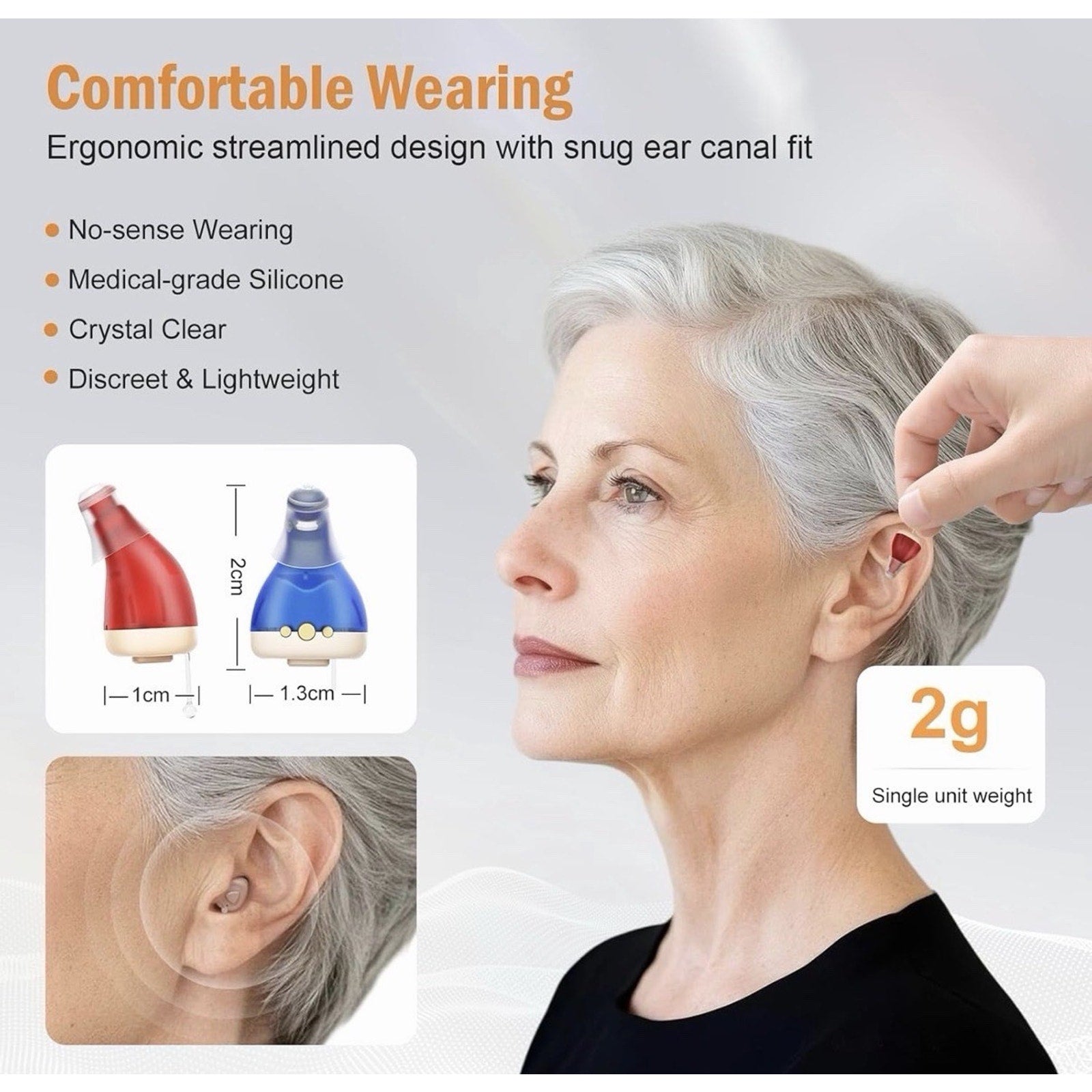 Rechargeable Hearing Aides for Seniors w/16 Channel Digital Chips NEW