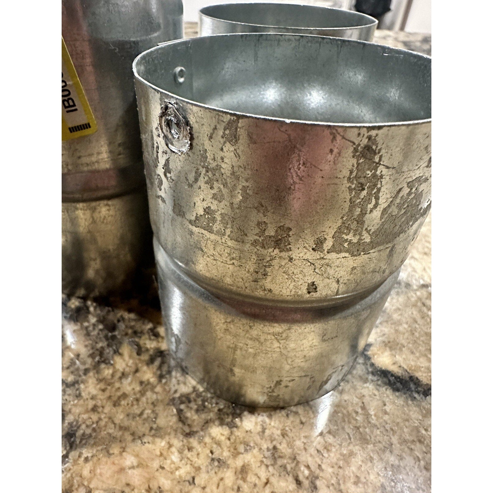 Set of 3, 3 In. Galvanized Coupler