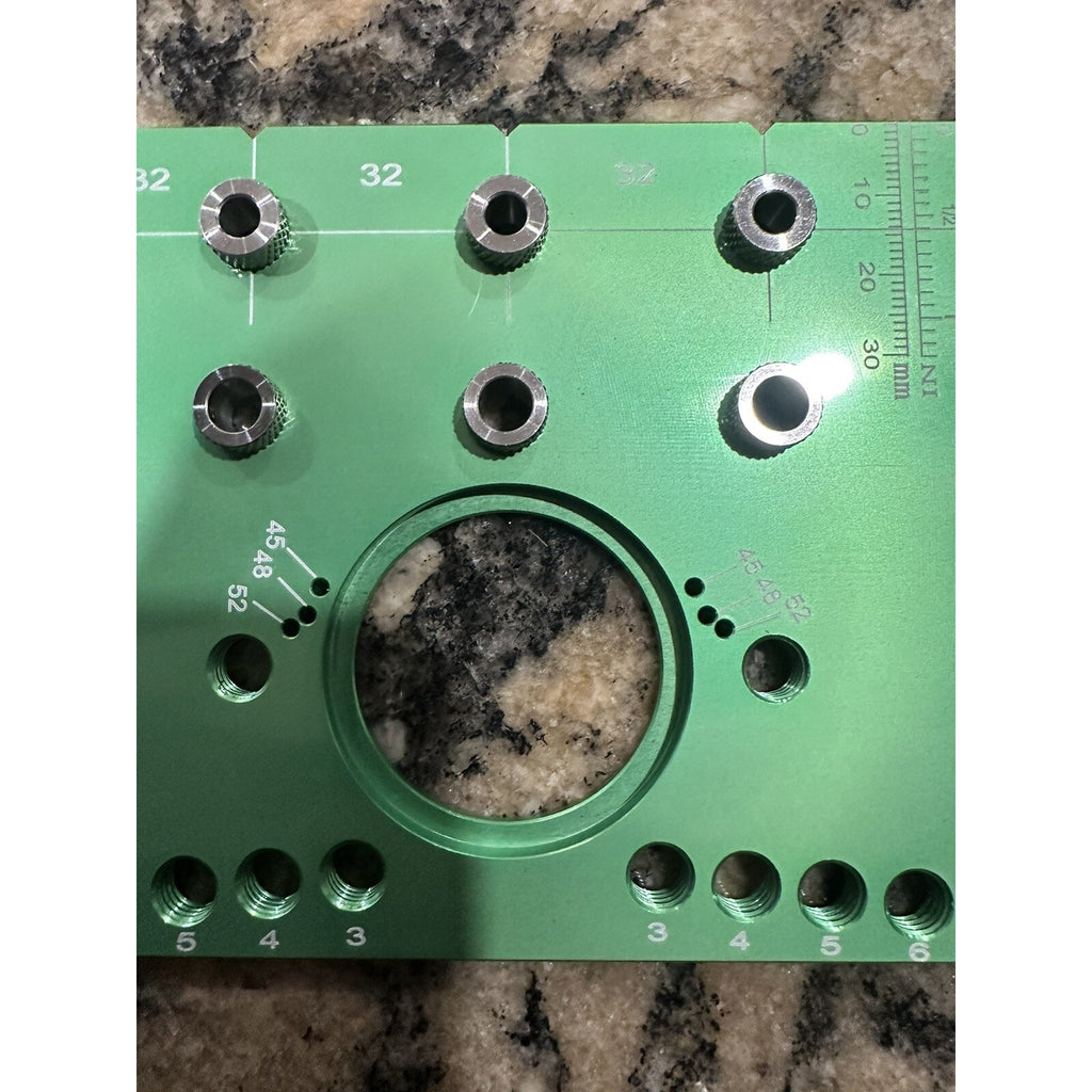 Aluminum Alloy Shelf Pin Drilling Guide Easy Installation and Adjustable Depth