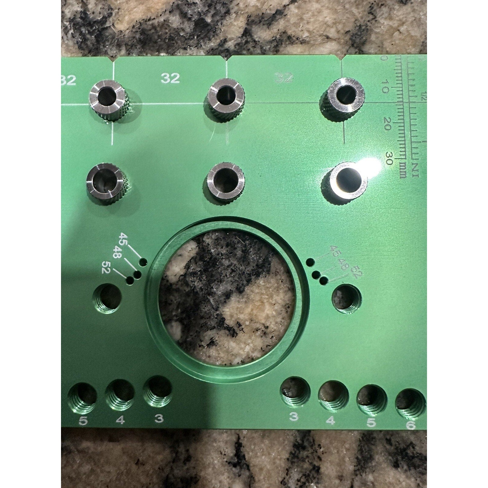 Aluminum Alloy Shelf Pin Drilling Guide Easy Installation and Adjustable Depth