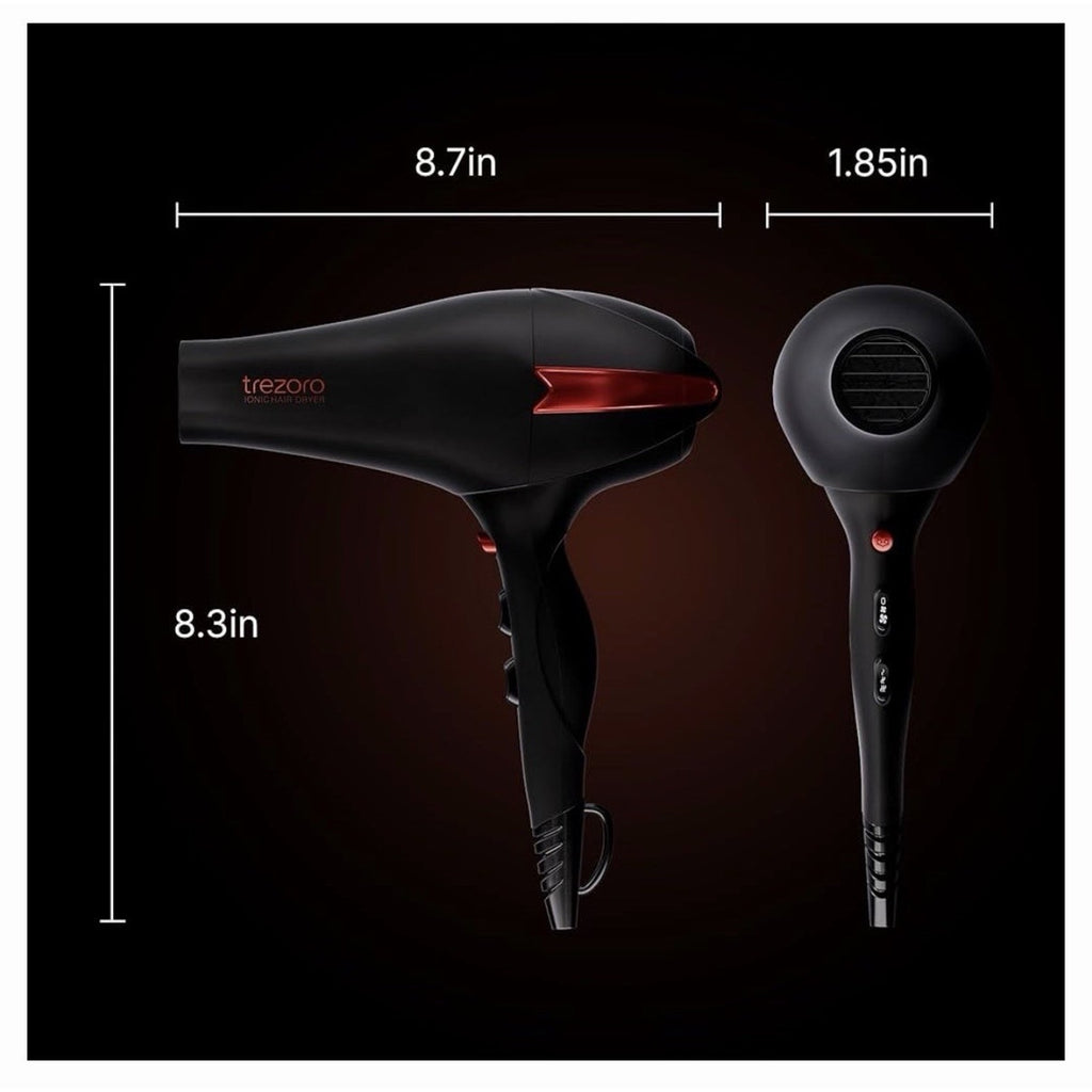 Professional Ionic Hair Dryer for Salon - 2200W Powerful Blow Dryer Lightweight