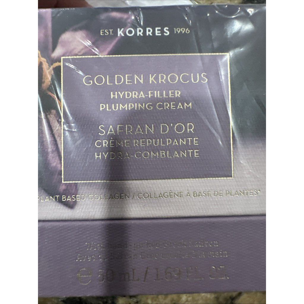 Korres Golden Krocus Hydra-Filler Plumping Cream Safran D'or 1.69oz/ 50ml