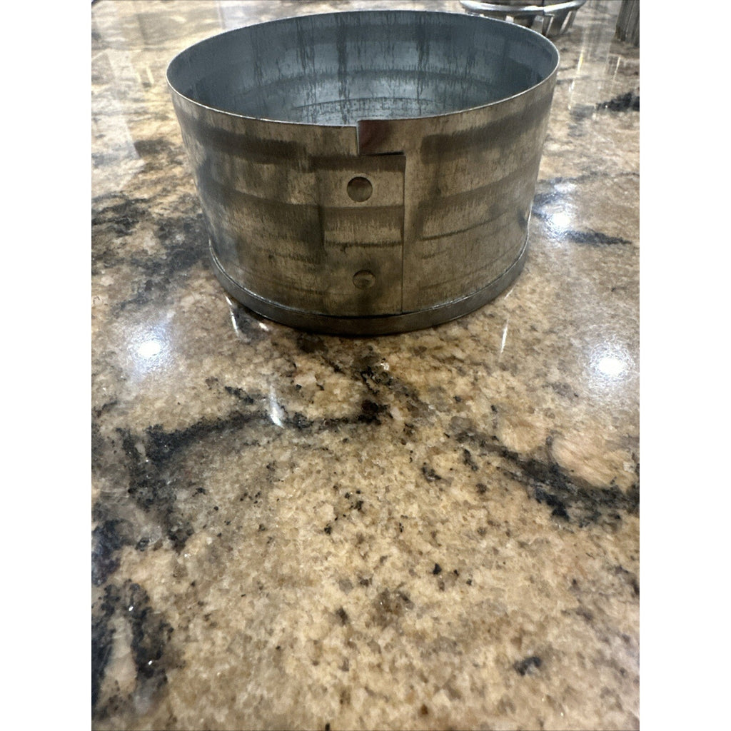 4" Inch Metal Tee Cap - Round Vent Cover - Galvanized Steel - Indoor and Outdoor