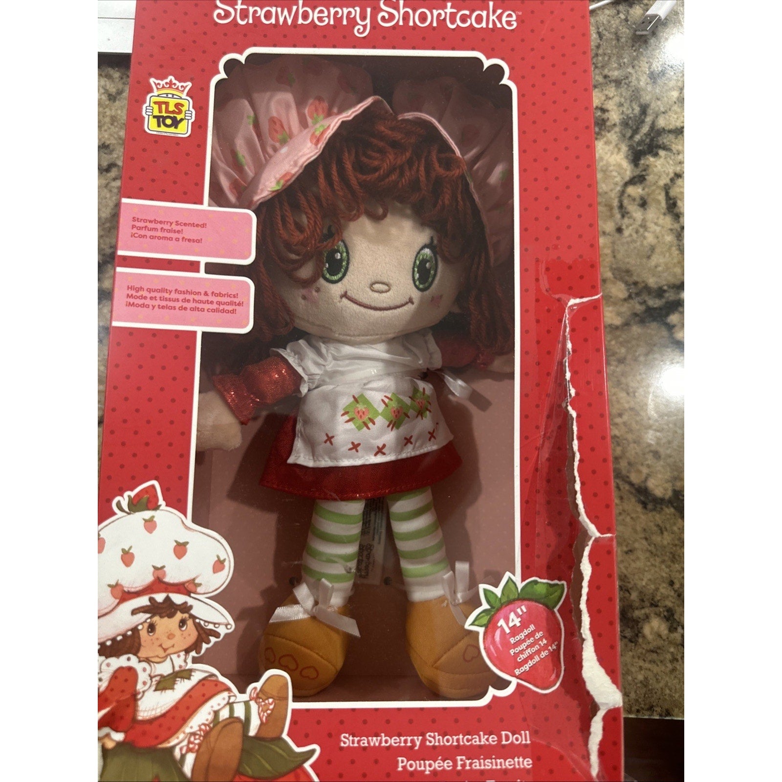 Strawberry Shortcake 14” Doll – The World of Strawberry Shortcake Distresses Box