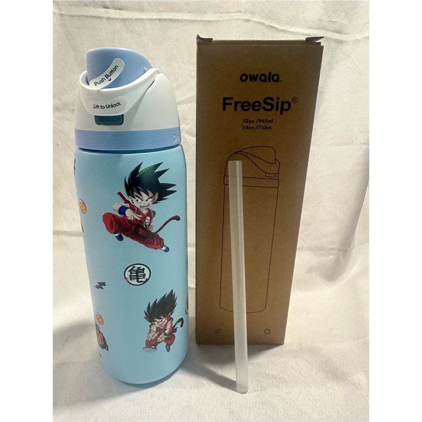 Custom Engraved Owala FreeSip DragnBall 32 oz