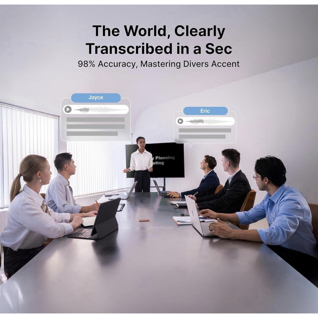 Comulytic Note Pro AI Voice Recorder, Unlimited Transcribe & Summarize