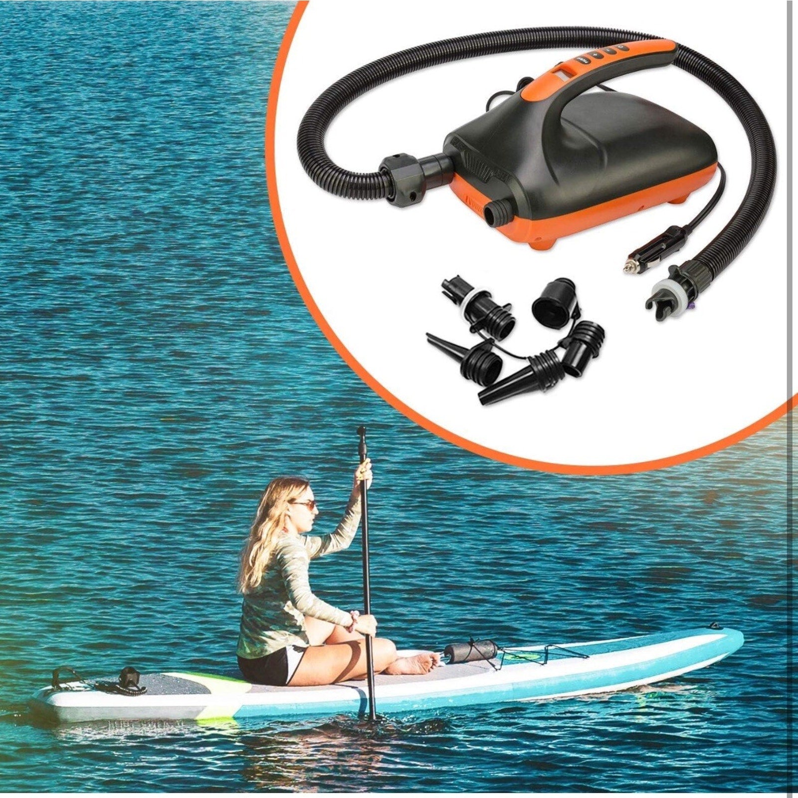 Tuomico HT-782 Sup Electric Air Pump Up To 20 PSI Low & High Pressure