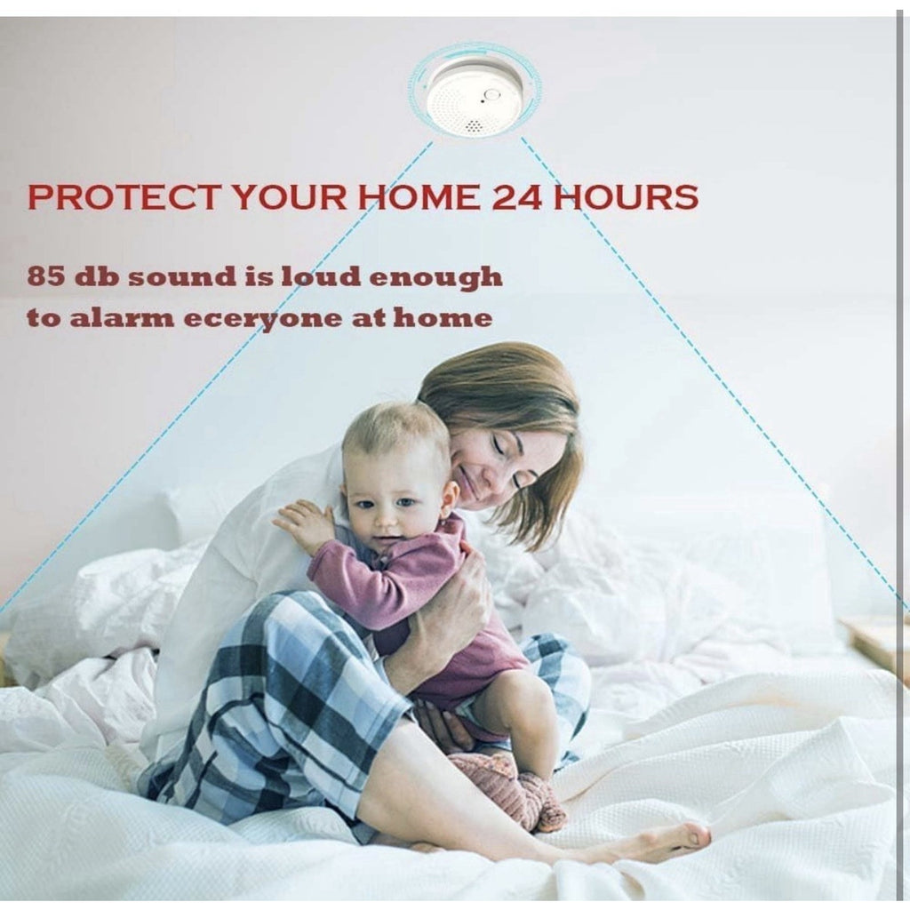 Smoke Detector 3 Pack, 9V Battery, Photoelectric, Easy Install, 06/2035