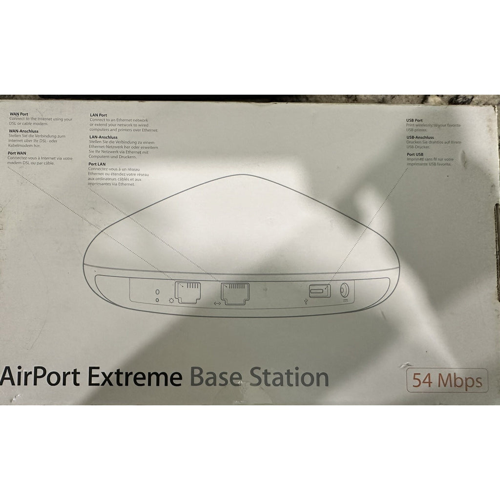 Used Apple AirPort Extreme Base Station A1034 54 Mbps Wireless Router