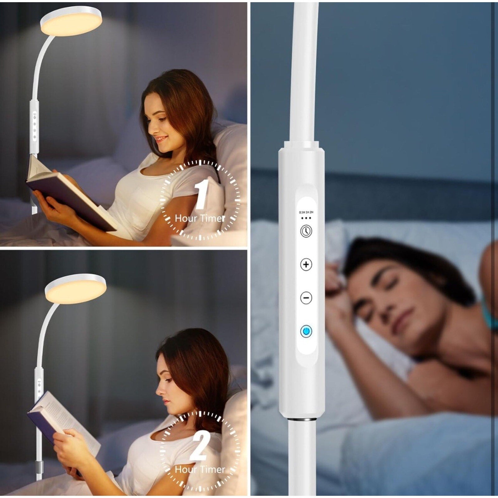 LED Floor Lamp, Height Adjustable Floor Lamps for Living Room, Super Bright