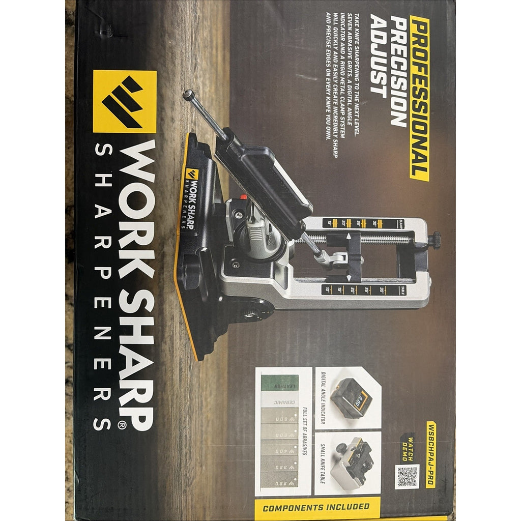 Work Sharp Professional Precision Adjust Knife Sharpener WSBCHPAJ-PRO