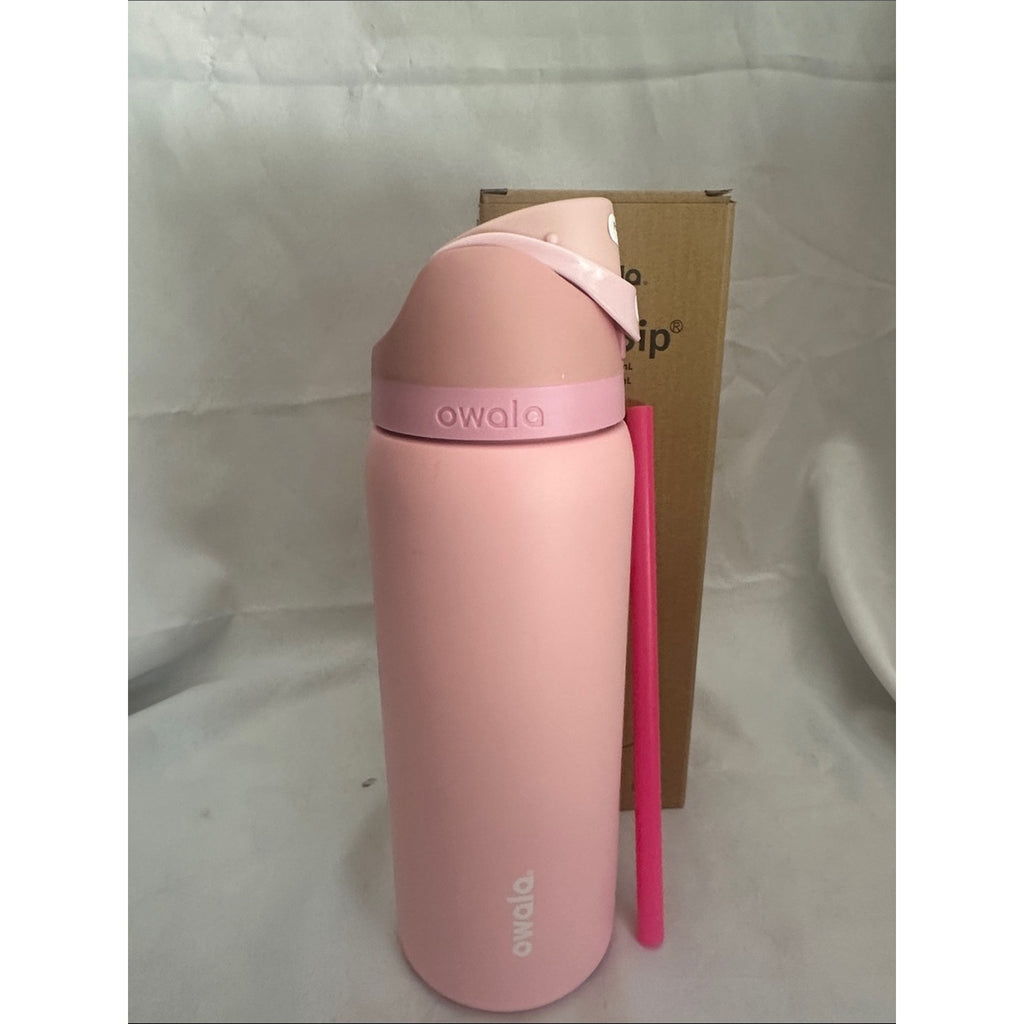 Owala insulated water bottle with a built-in straw. Rose Quartz 32oz