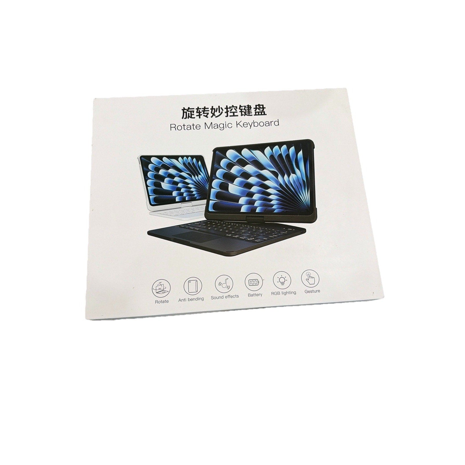 Transparent Keyboard Case for iPad Pro 13" (M5/M4, 2025/2024) Wireless Keyboard