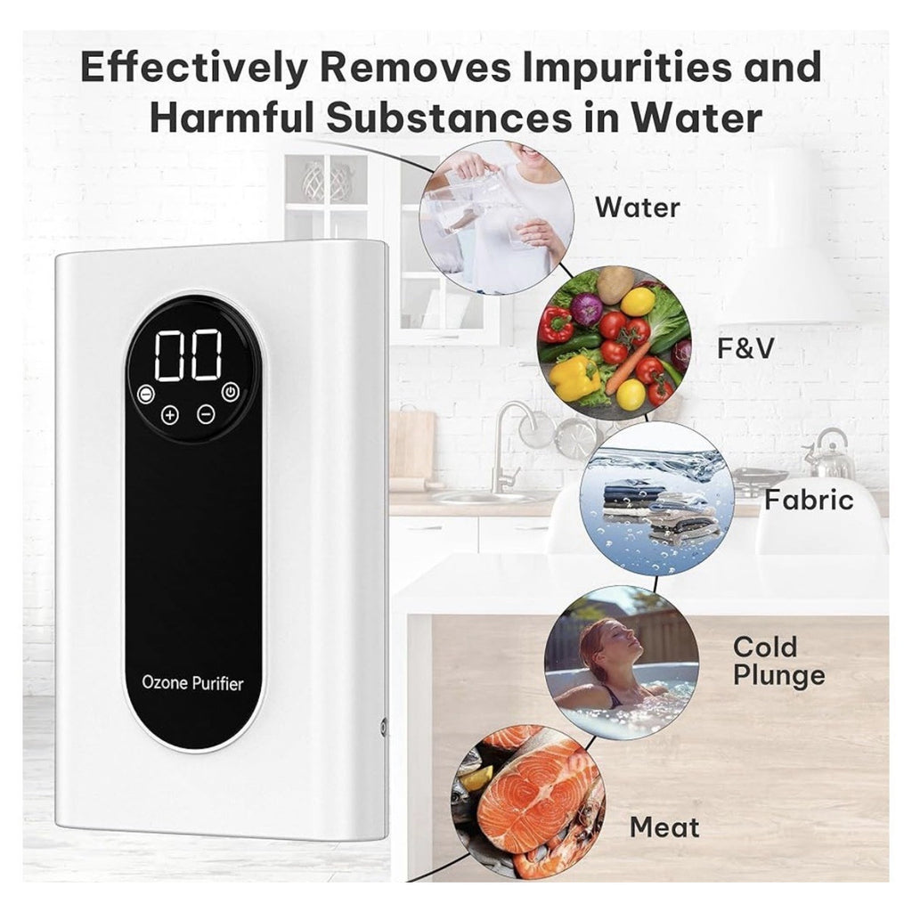 Portable Ozone Generator,1000mg/h Multipurpose Machine for White