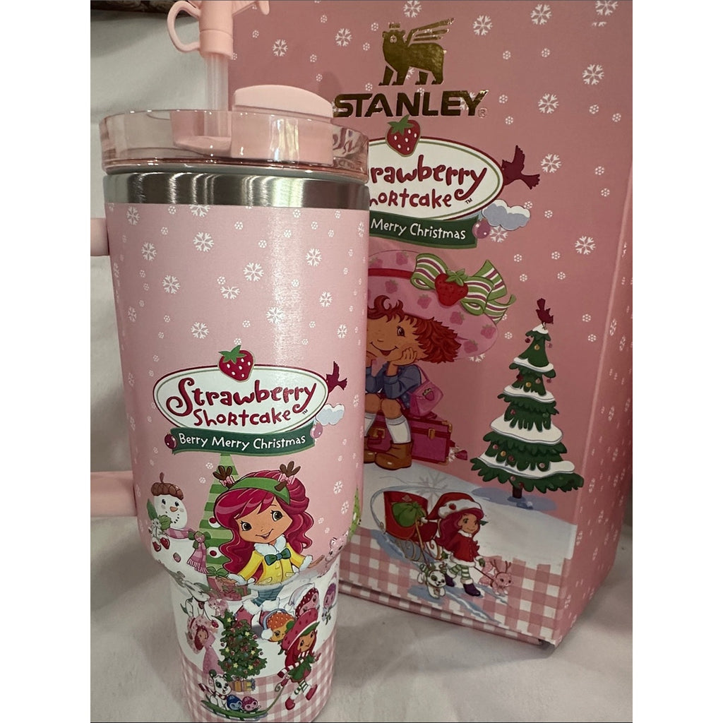 Custom Wrap Stanley 40 oz Red Strawberry Shortcake