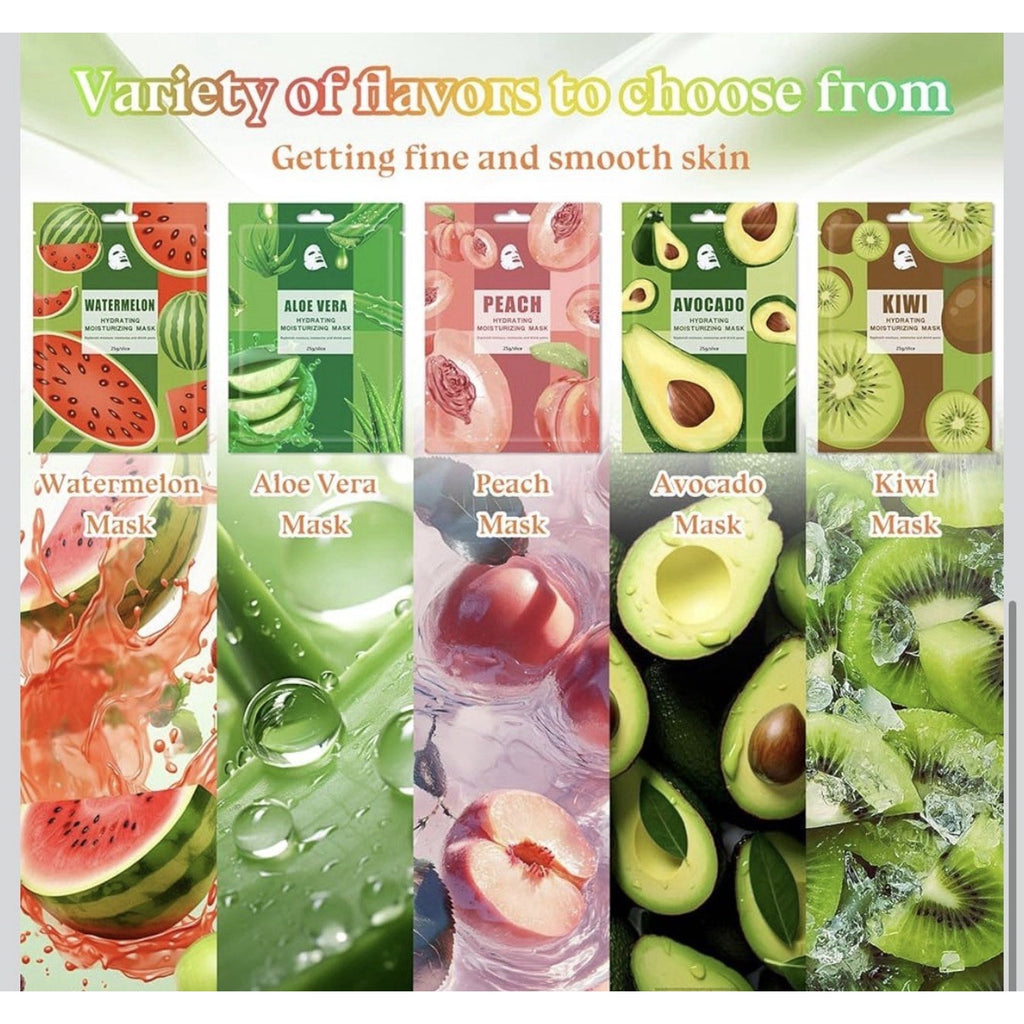 10PCS Hydrating Face Masks,Moisturizing Facial Masks for Women