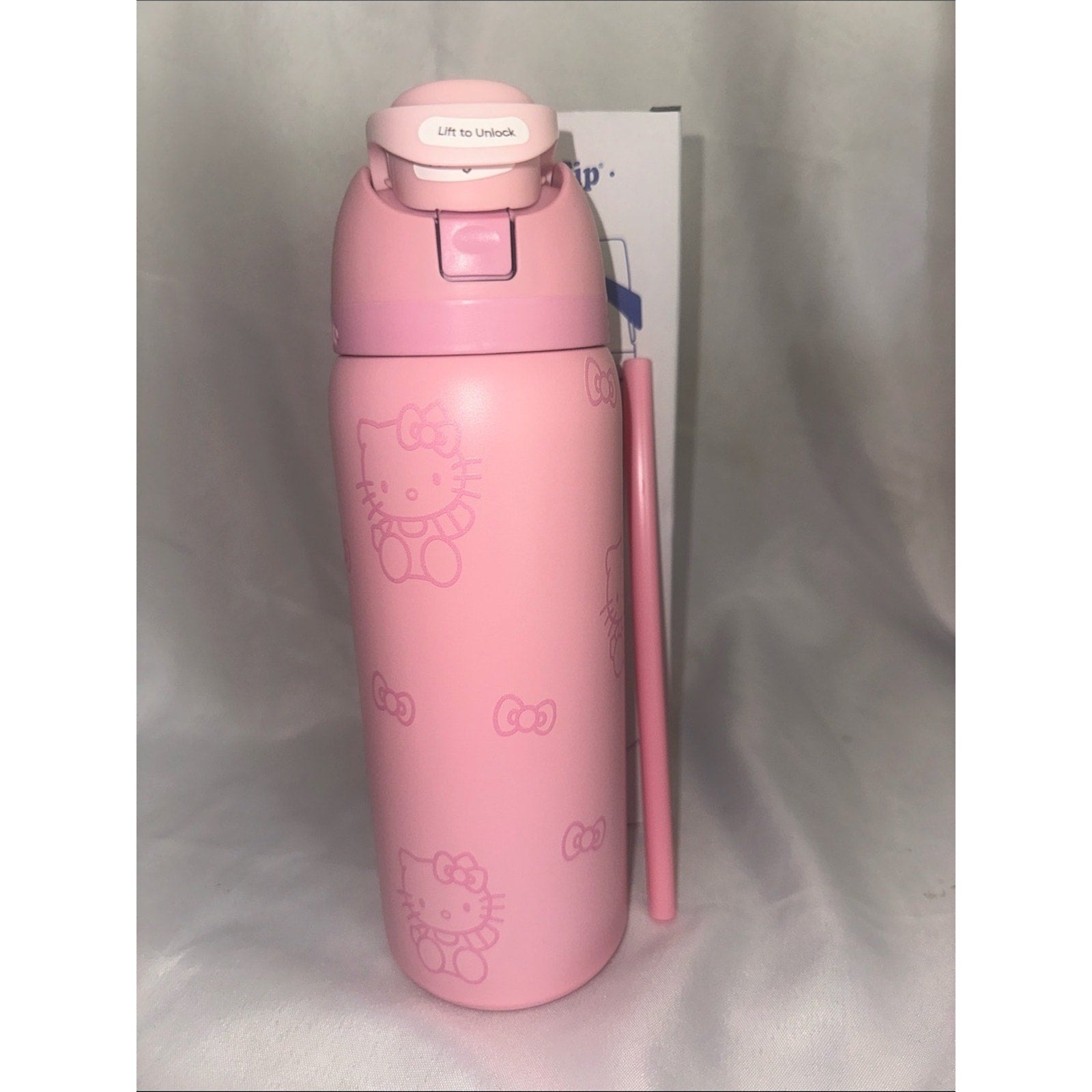 Custom Owala FreeSip Hello Kitty Pink/Pink 32 oz
