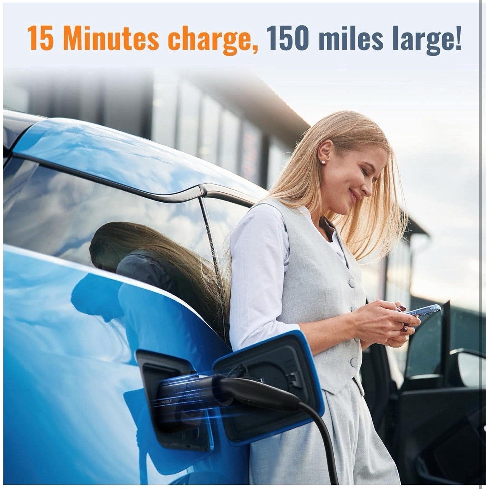 Tesla Supercharger NACS to CCS1 Adapter: 500A / 1,000V for Ford Rivian GM Volvo