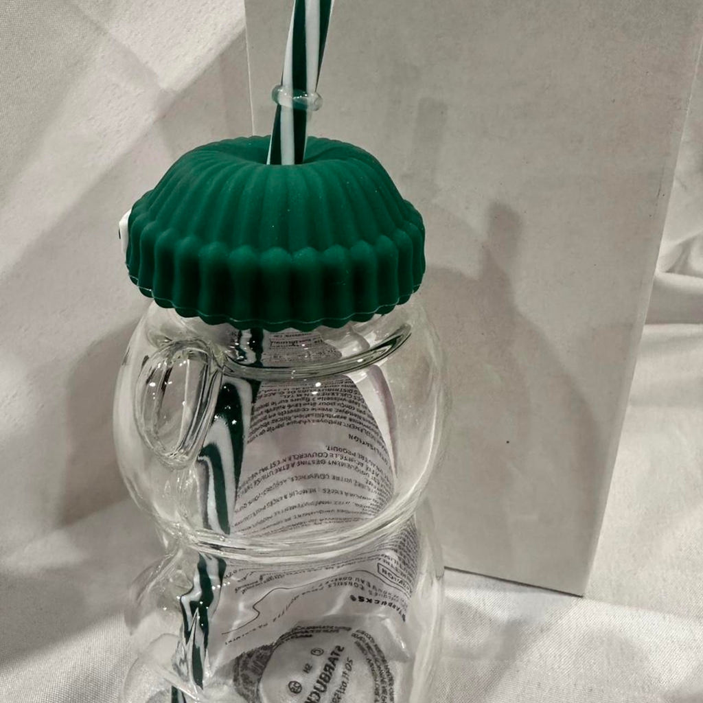 Starbucks Bearista Glass Bear Cup 2025 Limited Edition Holiday Launch GTumbler
