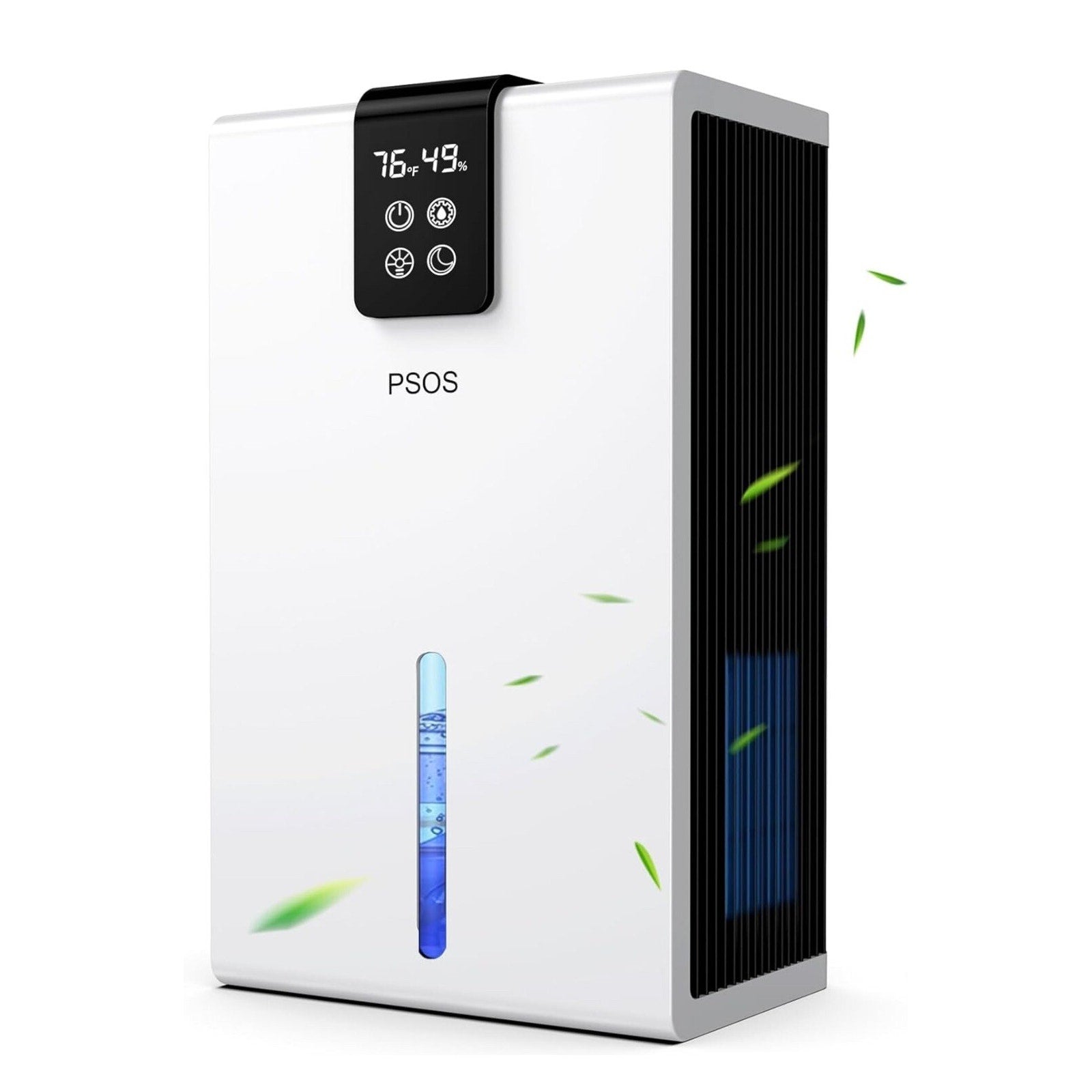 PSOS PS-01SG Dehumidifier, 118 OZ Water Tank, (980 Sq.Ft) 60W, 110V