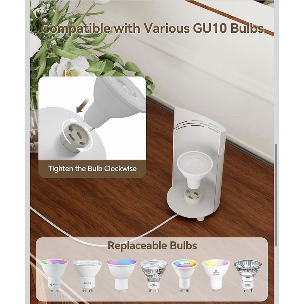 2 Pack Uplights Indoor Floor Can Lights, 3000K/4000K/6000K Spotlight Indoor