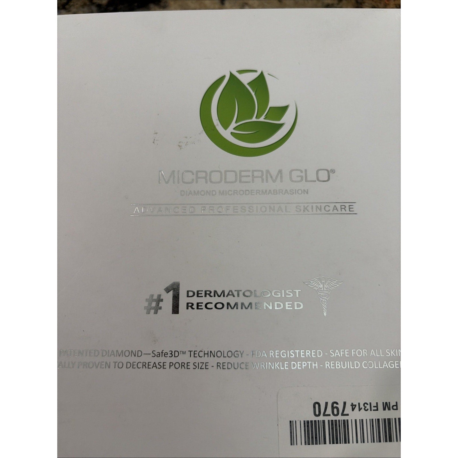 Microderm GLO Diamond Microdermabrasion Machine and Suction Tool, New Open Box