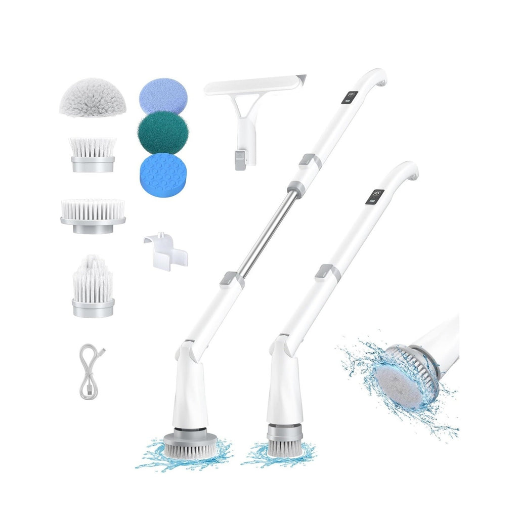 Electric Spin Scrubber, Electric Shower Scrubber with Long Handle Adjustable