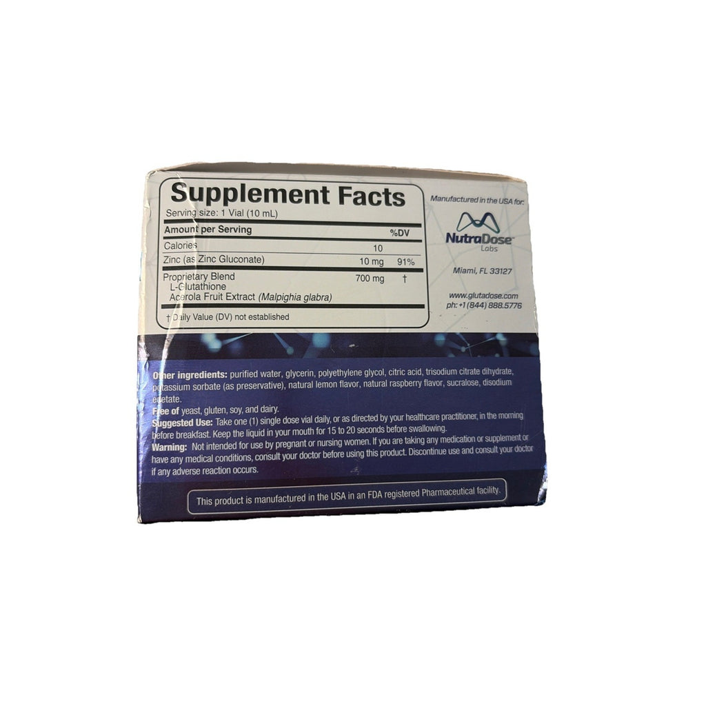 Liquid Glutathione Supplement, Citrus Flavored