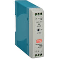MEAN WELL MDR-10-24 AC to DC DIN-Rail Power Supply, 24V, .42A, 24W