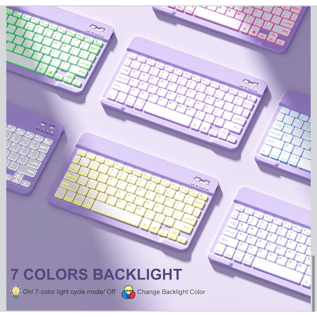 Harvopu Keyboard Case Air 11" M3/M2 (2025/2024), Air 5/Air 4 (Purple)