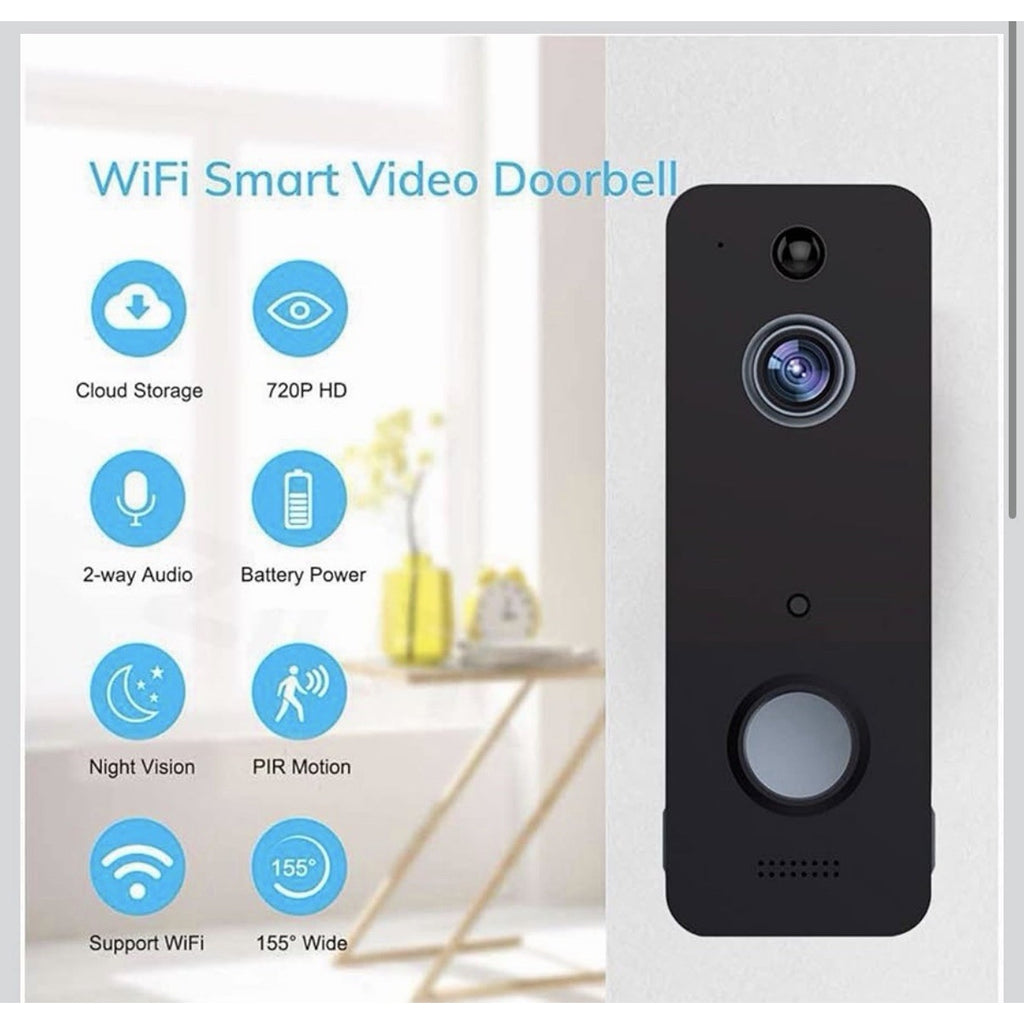 WIFI Doorbell Camera Wireless With Indoor IP65 Waterproof Video