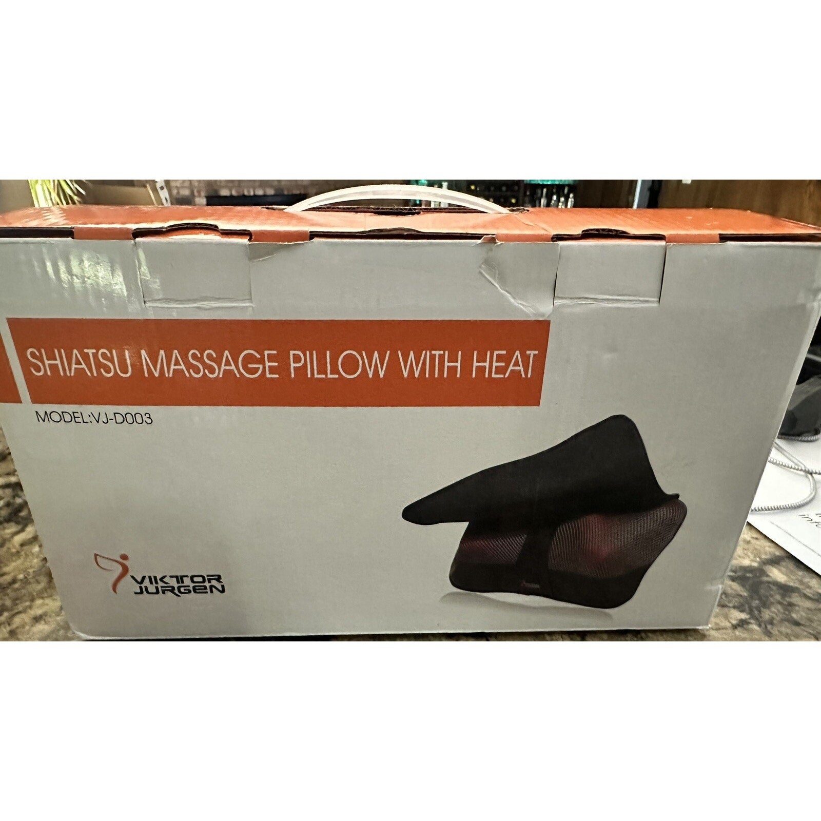 Viktor Jurgen Shiatsu Massage Pillow with Heat Model VJ-D003