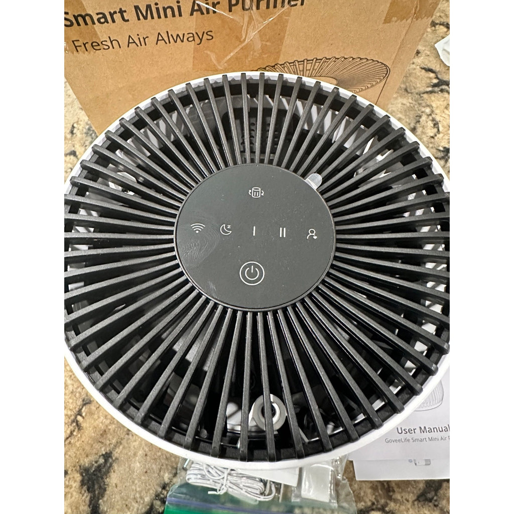 GOVEELIFE MINI AIR PURIFIER FOR BEDROOM, SMART PURIFIER WORKS WITH ALEXA, GOOGLE