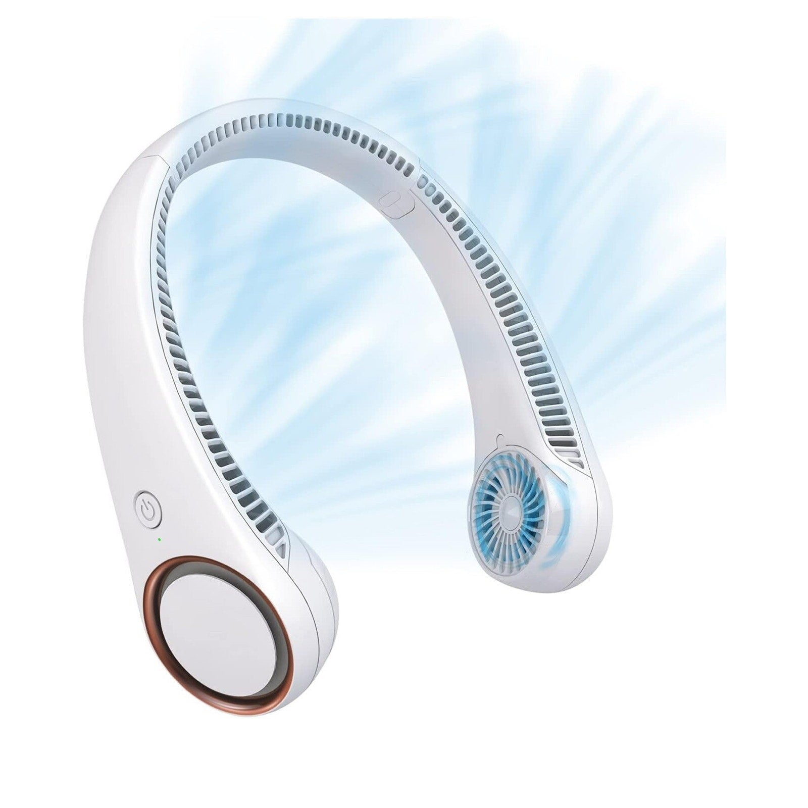 Portable Neck Fan,Hands Free Bladeless Fan, Cooling Personal Fan 3 Speed