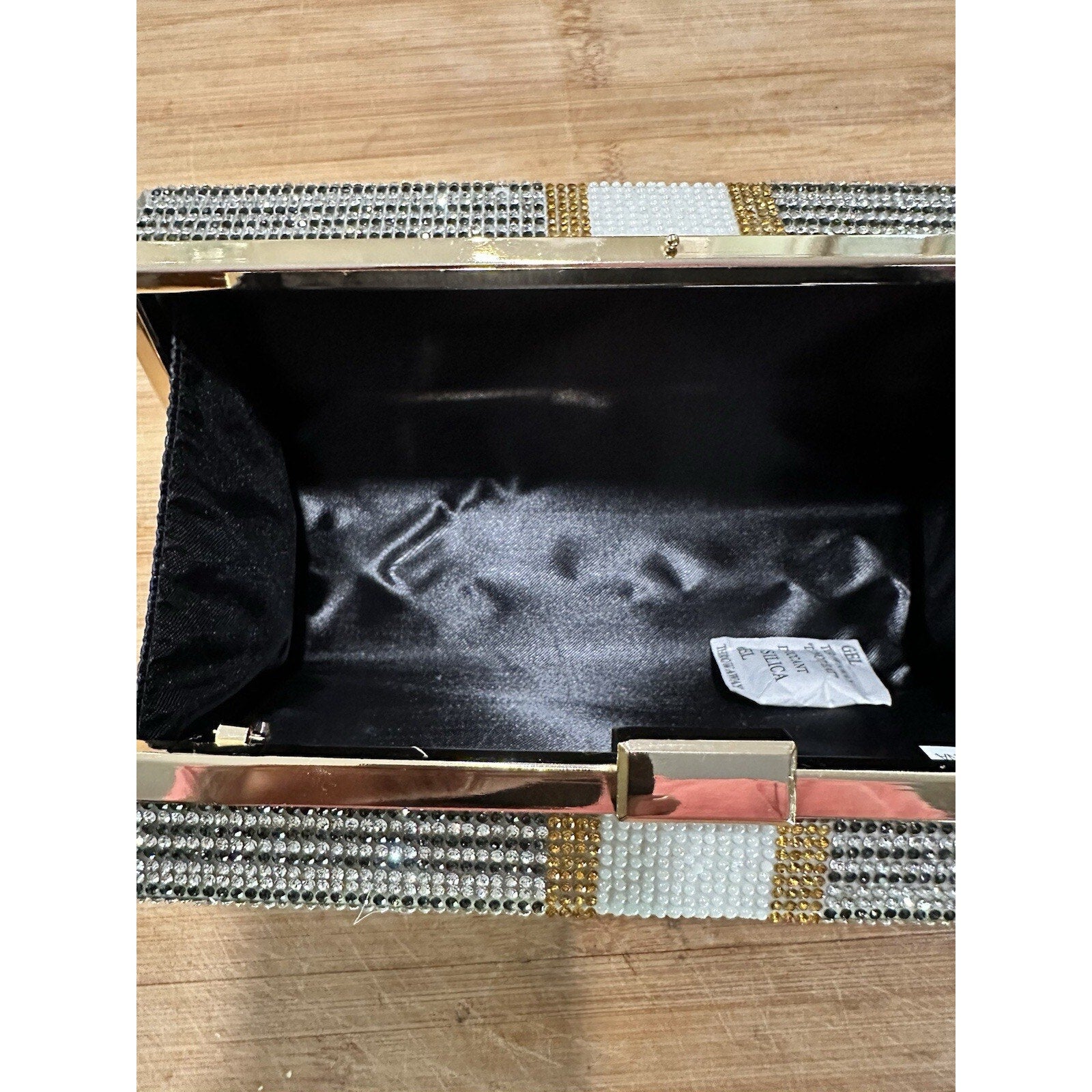 Rhinestone Money Evening Clutch Bag Creative Fashion Purse $10,000 Stack Bags